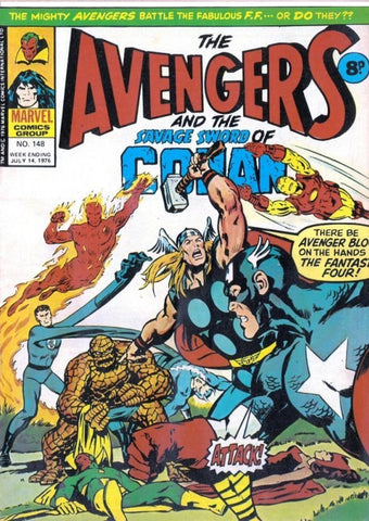 The Avengers #148 - British - Marvel Comics - 1976