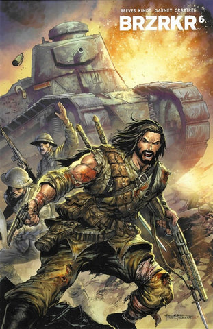 BRZRKR #6 - Boom Studios - 2021 - 1:50 Tyler Kirkham Variant
