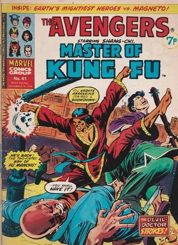 The Avengers #61 - Marvel Comics / British - 1974