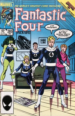 Fantastic Four #285 - Marvel Comics  - 1985