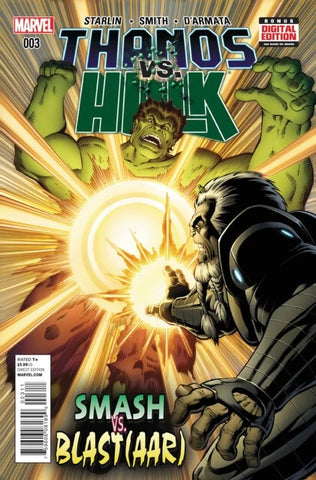 Thanos Vs Hulk #3 - Marvel Comics - 2015
