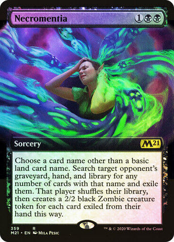 Necromentia - MTG Magic the Gathering Card - Foil