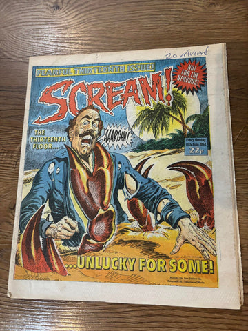 Scream #13 - British Comic - 16th June 1984