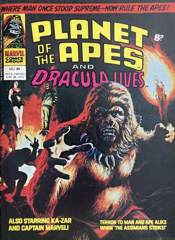 Planet of the Apes #89 - Marvel Comics - 1976