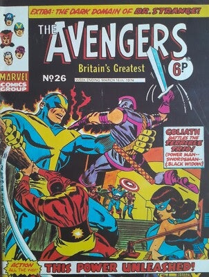 The Avengers #26 - British - Marvel Comics - 1974