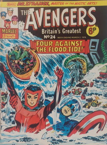The Avengers #24 - British - Marvel Comics - 1974