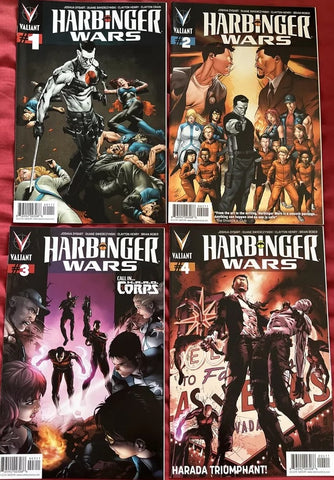 Harbinger Wars #1 - #4 (4x Comics RUN) - Valiant Comics - 2012