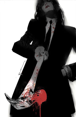 Damn Them All #1 - Boom! Studios - 2022 - Red Foil Spot Virgin Variant / COA