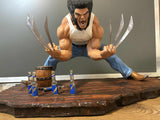 WOLVERINE LOGAN Premium Format Statue 1/4 Custom Battle Damaged - CM Studios