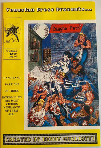Psycho-Path #1 - Venusian Press - 1990 - 1st App. Gugliotti