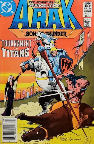 Arak Son of Thunder #5 - DC Comics - 1982