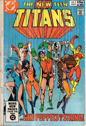 New Teen Titans #9 - DC Comics - 1981 - Pence Copy