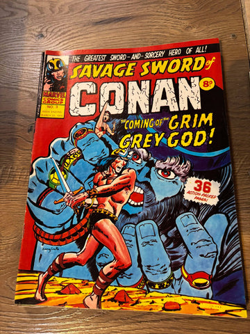 Savage Sword of Conan #3 - Marvel/British Comics - 1975