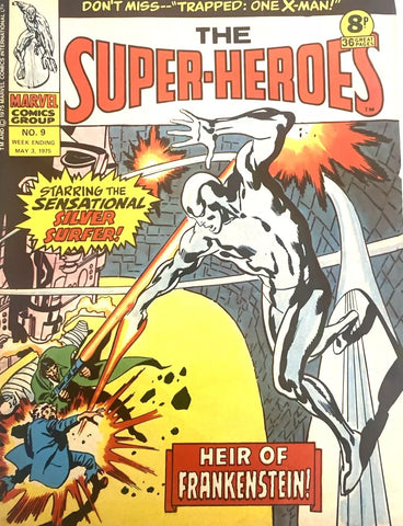 The Super-Heroes #9 - Marvel/British Comics - 1975