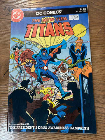 The New Teen Titans "The President's Drug Awareness Campaign" - DC Comics - 1983