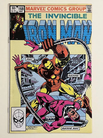 Invincible Iron Man #168 - Marvel Comics - 1983