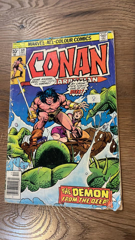 Conan the Barbarian #69 - Marvel Comics - 1976 - GD Condition