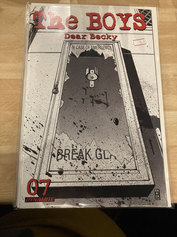The Boys Dear Becky #7 - Dynamite - 2020 - Line Art Variant
