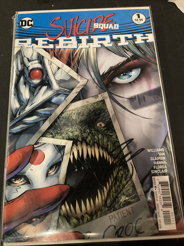 Suicide Squad #1 - DC Comics - 2016 - Rebirth - Signed By Rob Williams
