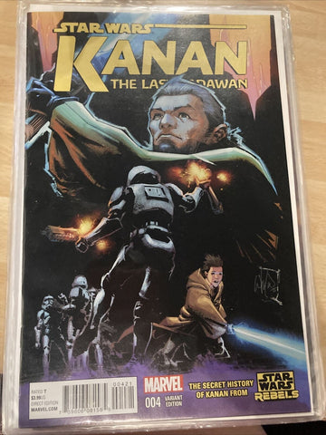 Kanan The Last Padawan #4 - Marvel Comics - 2015 - Portacio Variant, 25 copy inc