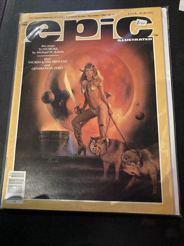 Epic Illustrated Magazine - Marvel Comics - December 1983