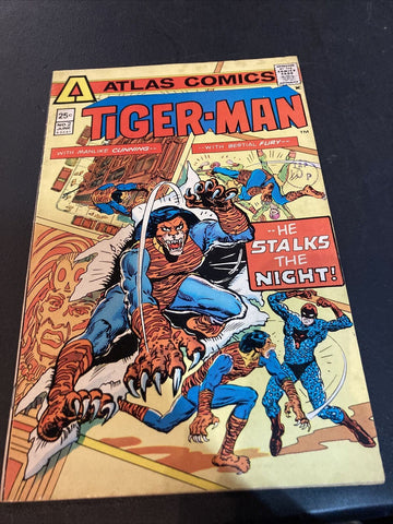 Tiger-Man #2 - Atlas Comics - 1975