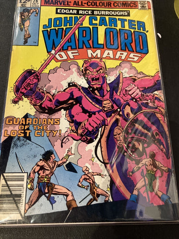 John Carter Warlord Of Mars #28 - Marvel Comics - 1979
