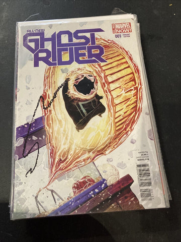Ghost Rider #1 - Marvel - 2014 - Del Mundo Variant - 1st App. Robbie Reyes