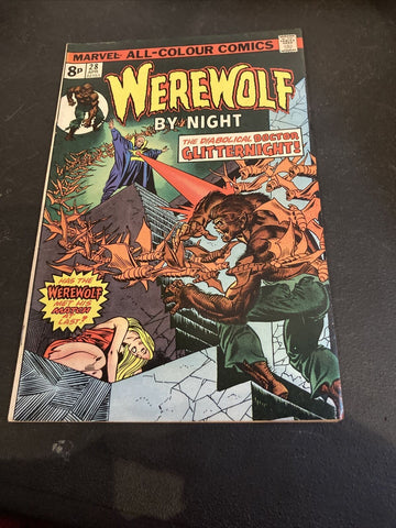 Werewolf By Night #28 - Marvel Comics - 1975 - Pence Copy