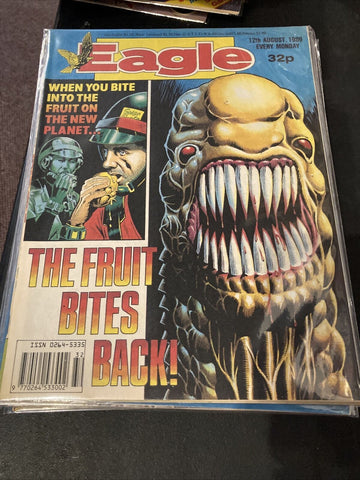 Eagle 12th August 1989 - Fleetway Publications - British Comic - 1989