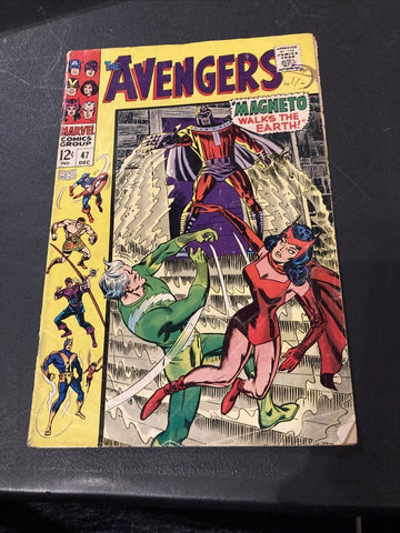 The Avengers #47 - Marvel Comics - 1967 - 1st App Dane Whitman As Black Knight