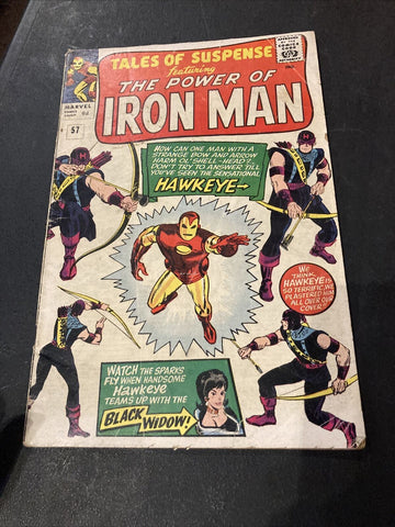 Tales Of Suspense #57 - Marvel Comics - 1964 - 1st App. Hawkeye