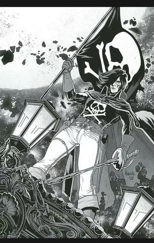Space Pirate : Captain Harlock #1 - Ablaze - 1:10 Paquette B&W Virgin