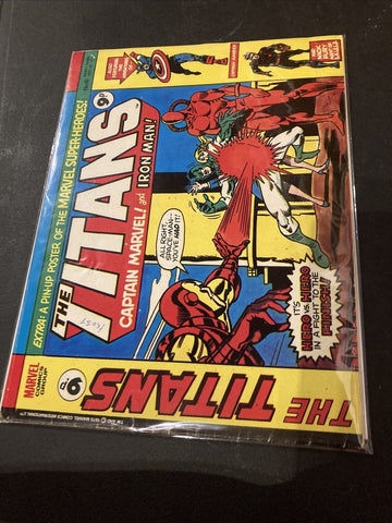 The Titans #10 - Marvel Comics / British - 1975