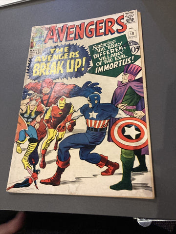 The Avengers #10 - Marvel Comics - 1964 - 1st App. Immortus