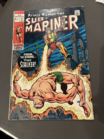 Sub-Mariner #17 - Marvel Comics - 1969 - Back Issue