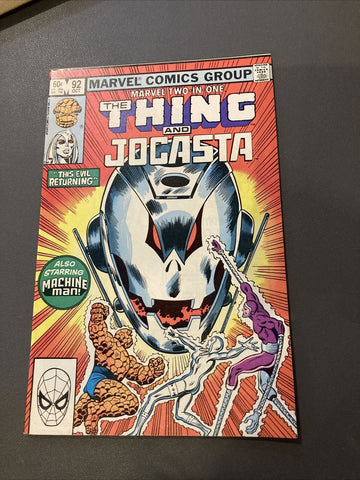 Marvel Two-in-one #92 - Marvel Comics - 1982