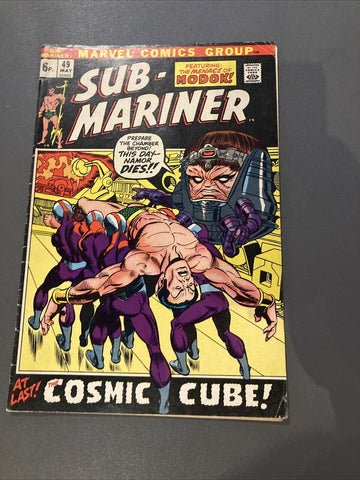 Sub-Mariner #49 - 1st Preview Luke Cage - Marvel - 1972 - Back Issue