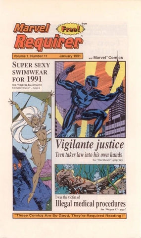 Marvel Requirer Vol.1 #11 - Marvel Comics - January 1991 - 1st Darkhawk / Weapon
