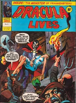 Dracula Lives #9 - Marvel Comics / British - 1974