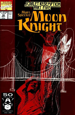 Marc Spector: Moon Knight #30 - Marvel Comics - 1991