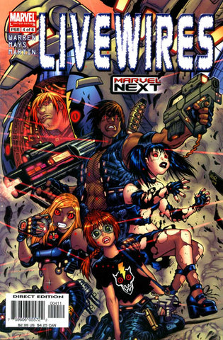 Livewires #4 (of 6) - Marvel Comics - 2005