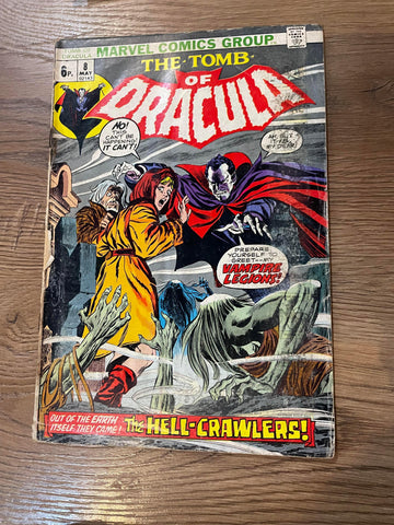 Tomb of Dracula #8 - Marvel Comics - 1973 **