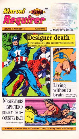 Marvel Requirer Vol.1 #14 - Marvel Comics - April 1991