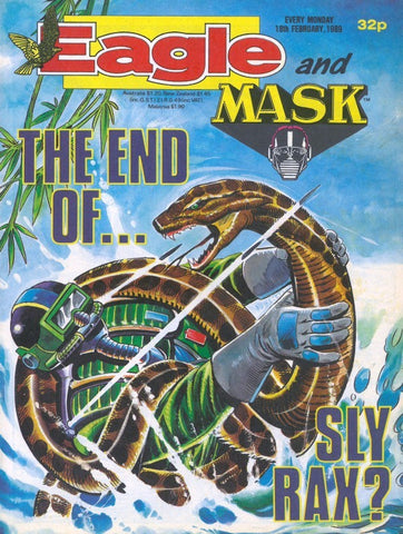 Eagle Comic #458 - Fleetway Publications / British Comic - 18th February 1989