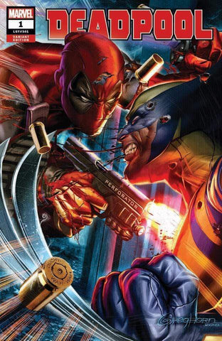 Deadpool #1  - LGY #301 - Marvel -  2018 -  Greg Horn Variant Cover