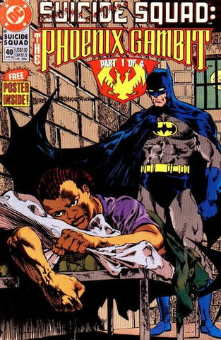 Suicide Squad #40 - DC Comics - 1990 - Includes poster