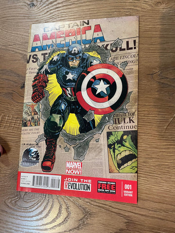 Captain America #1 - Marvel Comics - 2013 - Phantom Variant