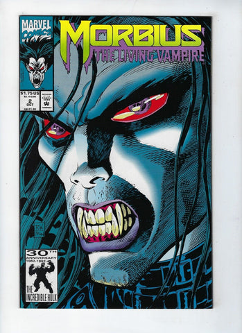 Morbius : The Living Vampire #2 - Marvel Comics - 1992