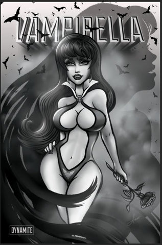 Vampirella #1 - Anna "That Star Wars Girl" Exclusive B/W Cover